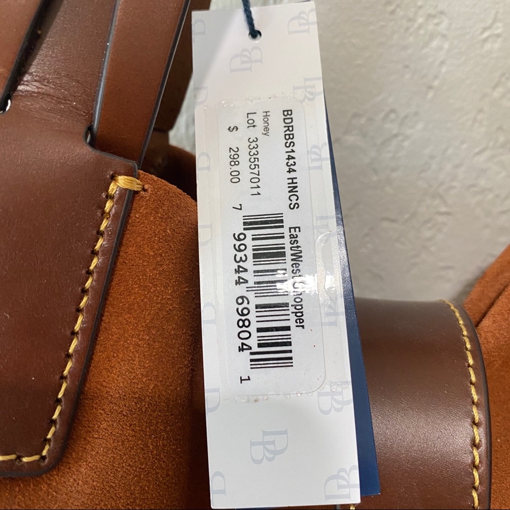 Dooney & Bourke Honey Suede East West Shopper - Picture 12 of 12